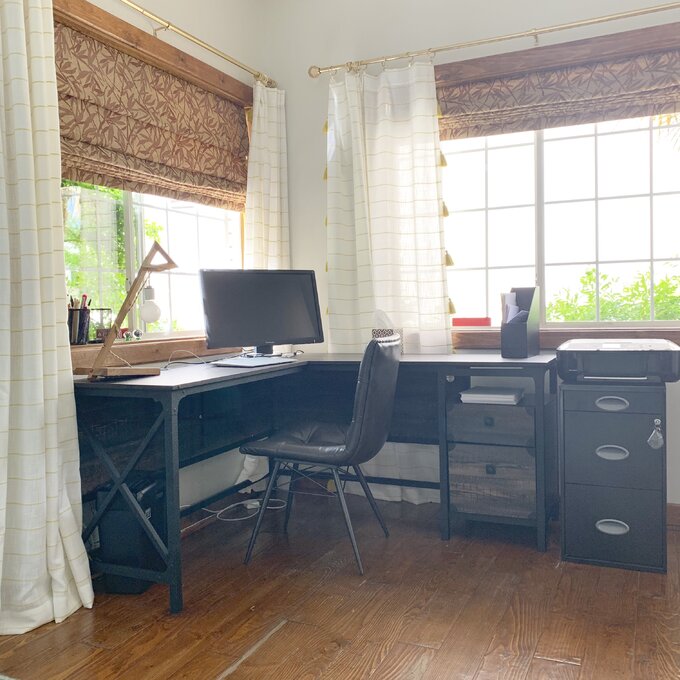 【Furniture】Hovey L-Shape Executive Desk