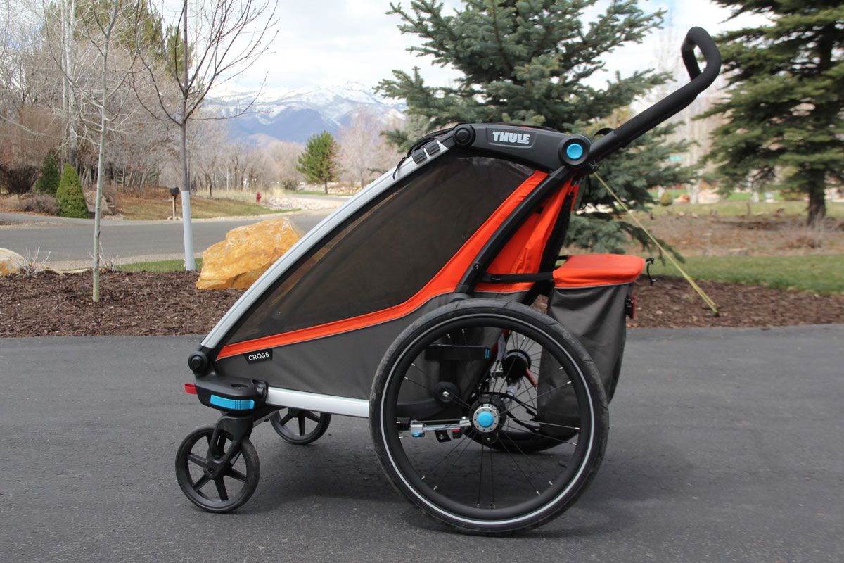 THULE CROSS DOUBLE STROLLER BIKE TRAILER